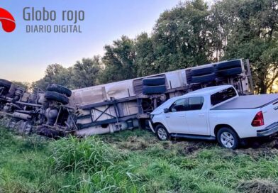 Accidente en la Ruta 188 – Jurisdicción Rojas – Un camionero con heridas de consideración –
