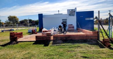 Comenzaron nuevas obras de infraestructura en el predio del Hockey Club Atlético Argentino de Rojas