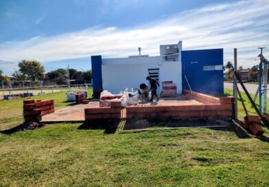 Comenzaron nuevas obras de infraestructura en el predio del Hockey Club Atlético Argentino de Rojas