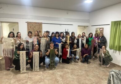 En Rojas: Se realizó un seminario de macramé en el Centro Cultural Santa Rita